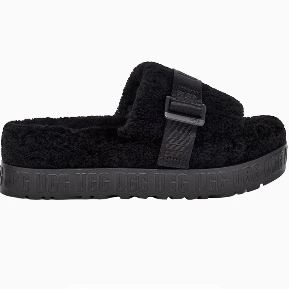 Ugg Fluffita Slide in black